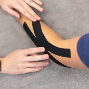 Kinesio Taping of Tennis Elbow by Toms River, NJ Hand Therapist